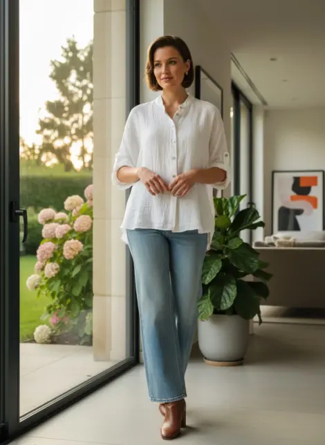 Blouse Texturée