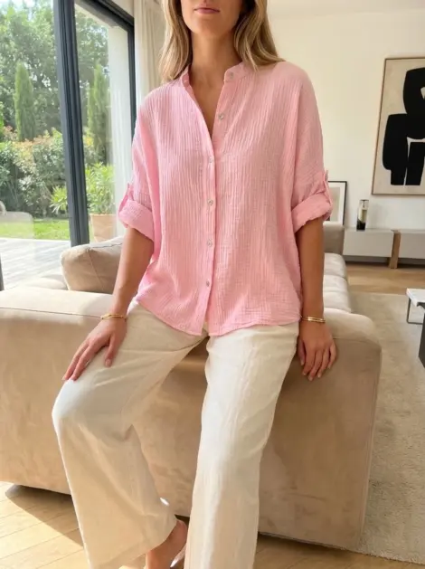 Blouse Texturée