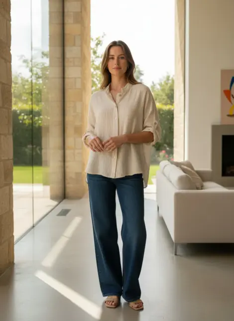 Blouse Texturée