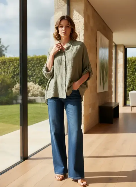 Blouse Texturée