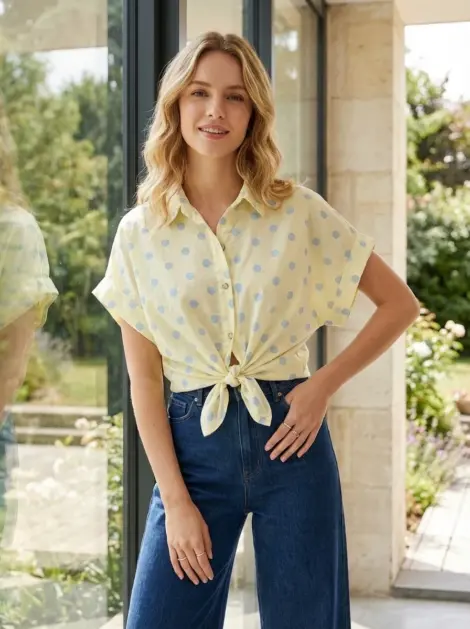 Chemise à Pois
