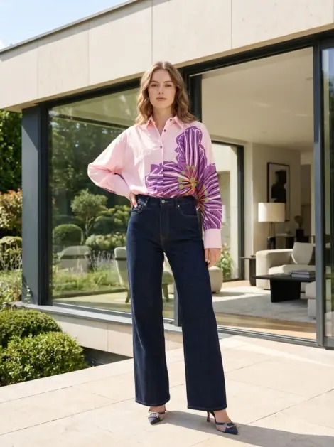 Chemise Fleur Géante
