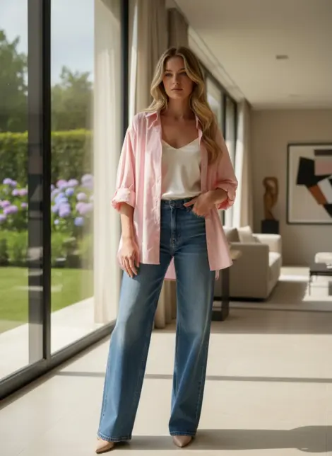 Chemise Oversize à Boutons