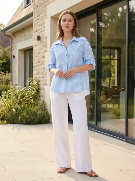 Chemise oversize à rayures