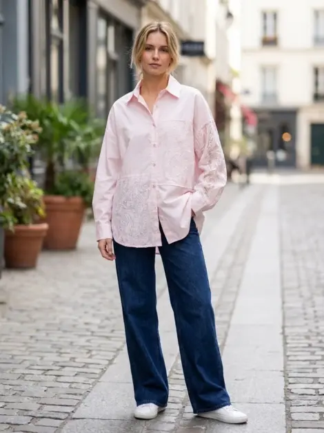 Chemise Patchwork Dentelle