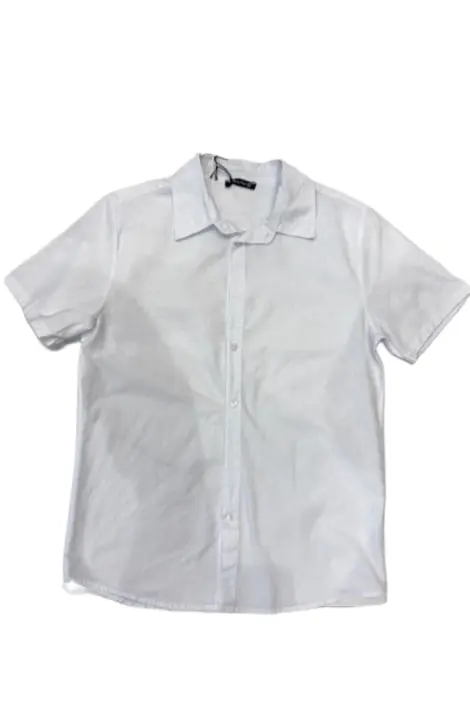 Chemise unie homme à manches courtes