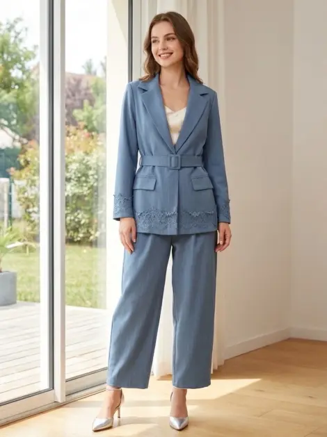 Ensemble tailleur décontracté pour femme