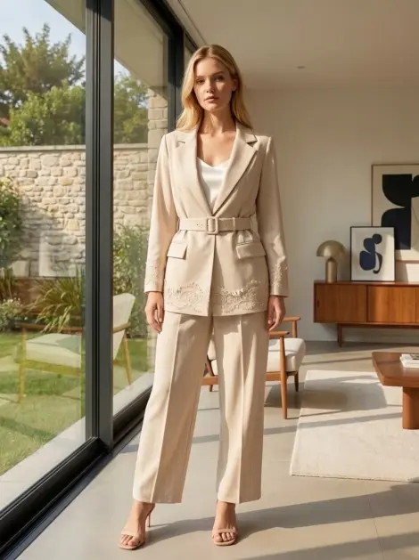 Ensemble tailleur décontracté pour femme