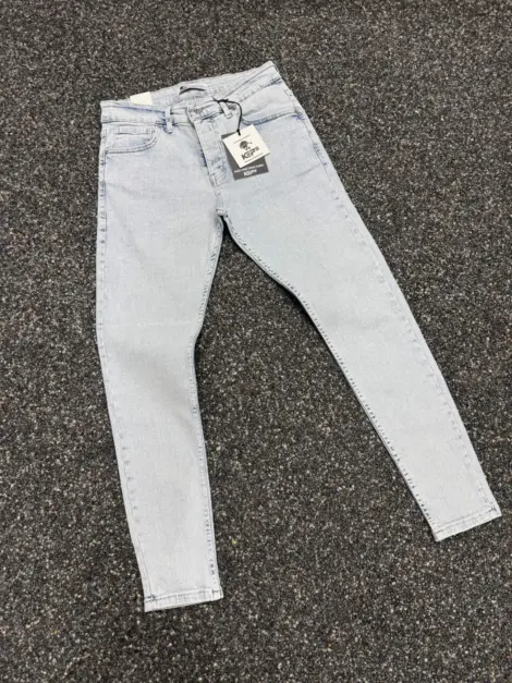 Jean uni homme bleu BAGGY FIT