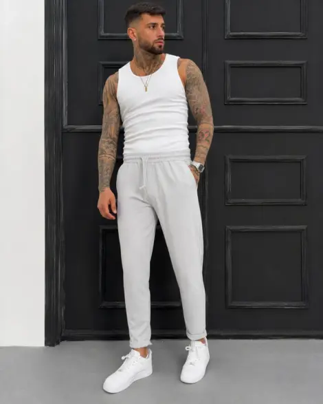 Jogging Gris Clair Casual