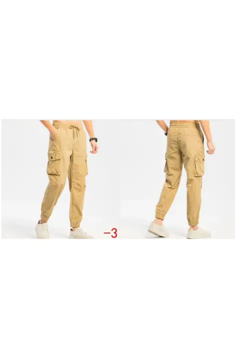 PANTALON CARGO HOMME JOGGING UNI SIMPLE