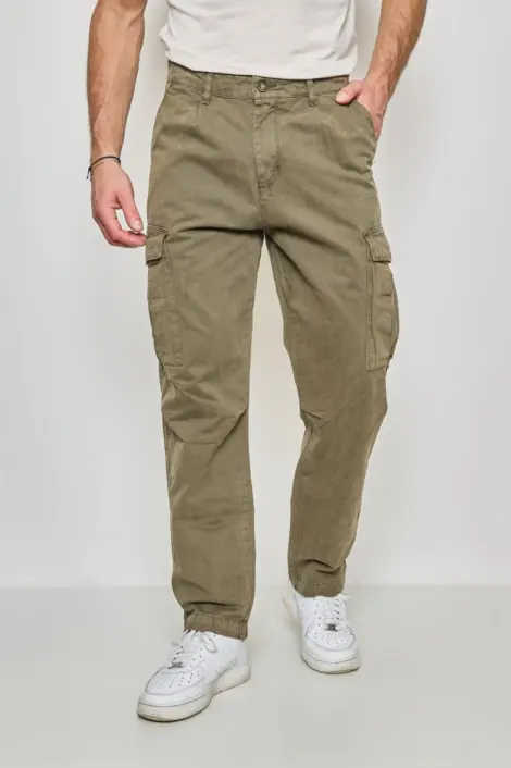 PANTALON CARGO UNI HOMME BAGGY