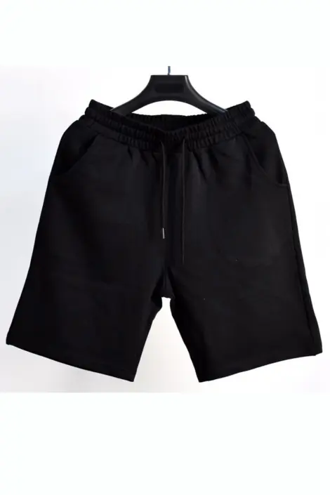 Short uni homme avec cordon de serrage