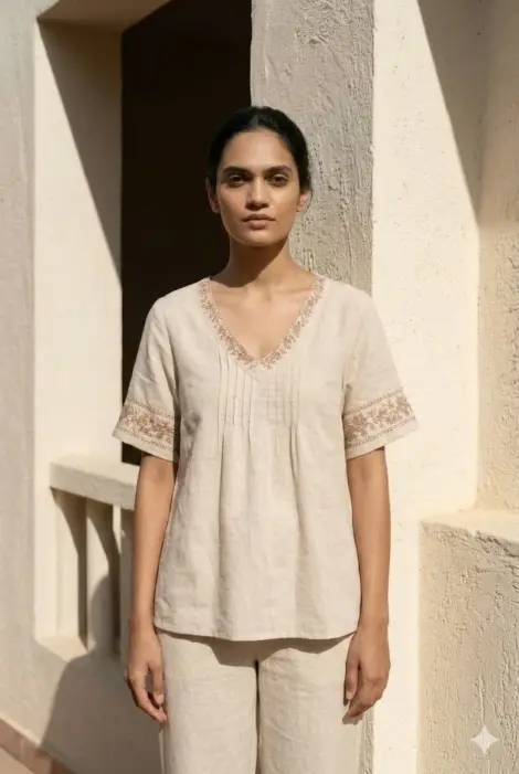 Chemise Brodé