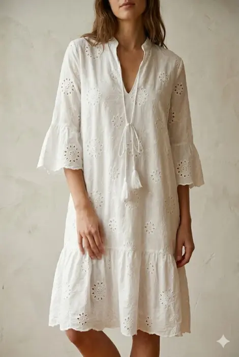Robe broderie anglaise