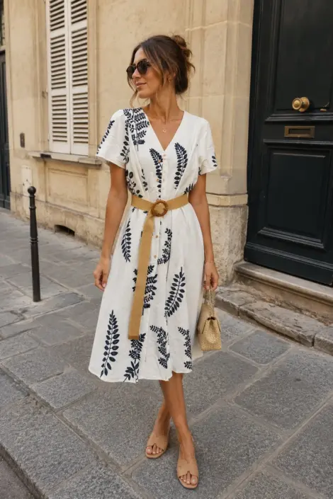 Robe imprimé