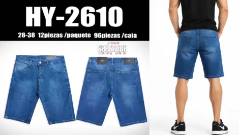 Bermmuda short uni homme en jean