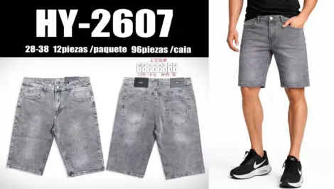 Bermmuda short uni homme en jean