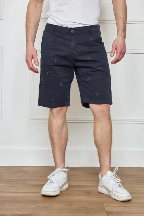 Bermuda uni homme motif palmiers