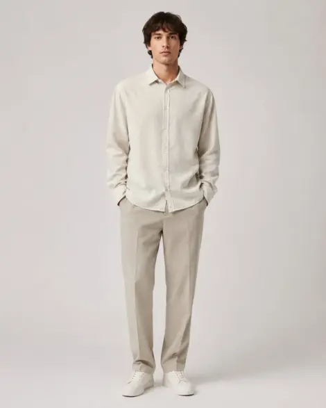 Chemise Beige Fluide Élégance