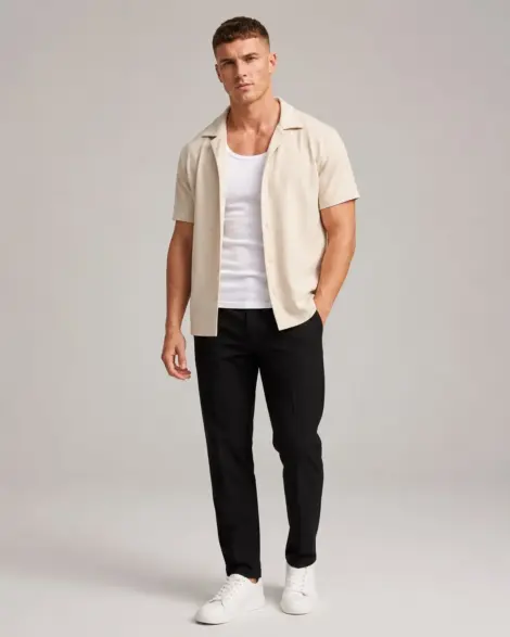 Chemise Beige Summer Classic