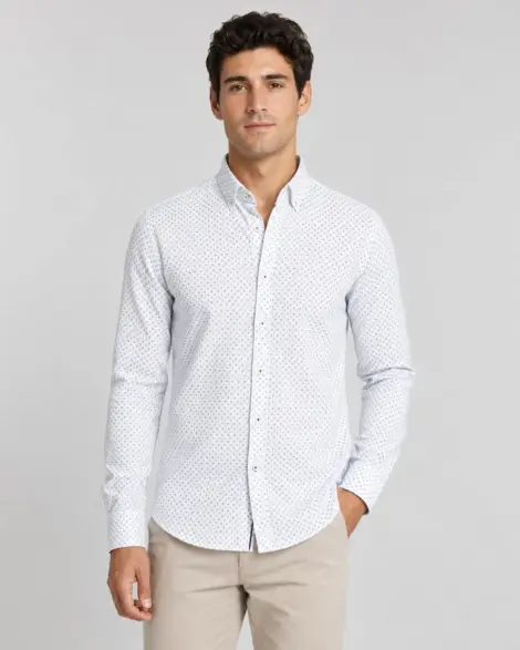 Chemise Blanche Motif Classic