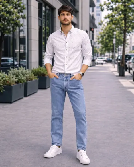 Chemise Coton Stretch Chic