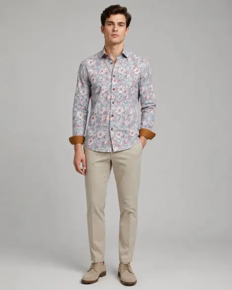 Chemise Fleurie Homme