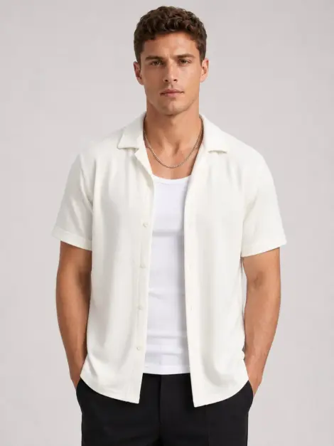 Chemise Open Collar Summer