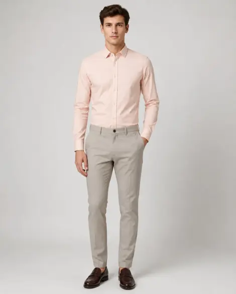 Chemise Rose Élégance Classic