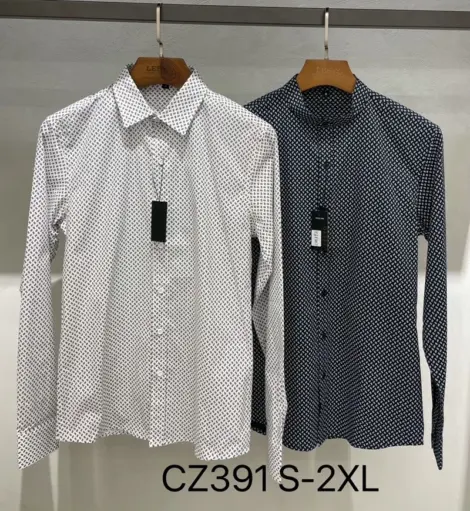 Chemise uni Homme avec motifs