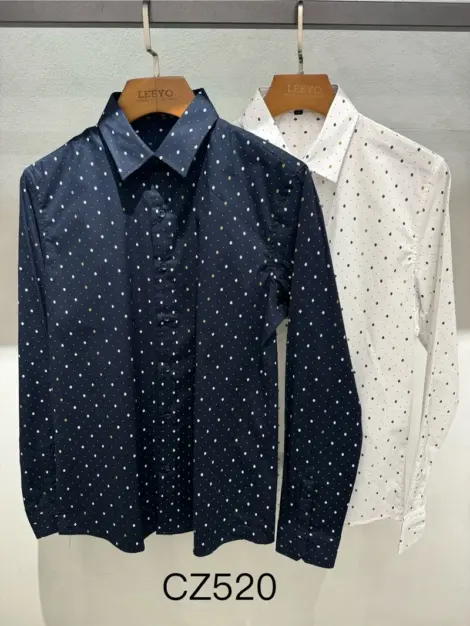 Chemise uni Homme avec motifs