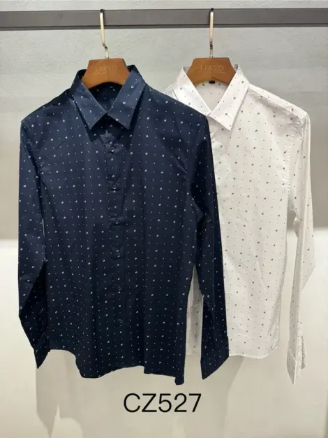 Chemise uni Homme avec motifs