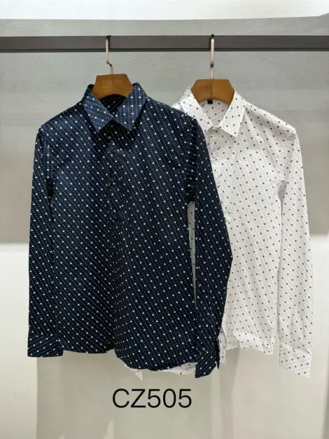 Chemise uni Homme avec motifs