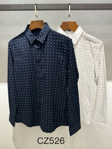 Chemise uni Homme avec motifs