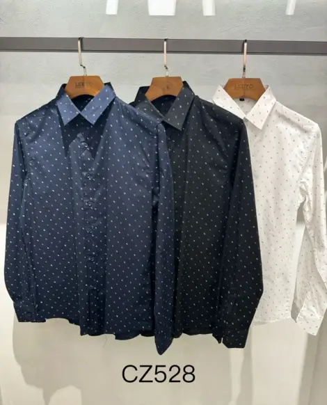 Chemise uni Homme avec motifs