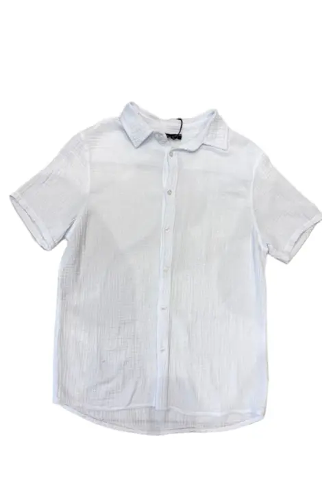 Chemise unie homme à manches courtes