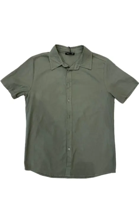 Chemise unie homme à manches courtes