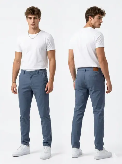 Chino Bleu Jean Élégance Fit