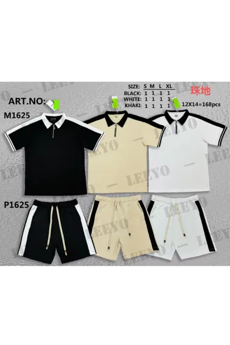 ENSEMBLE POLO ET SHORT SIMPLE HOMME
