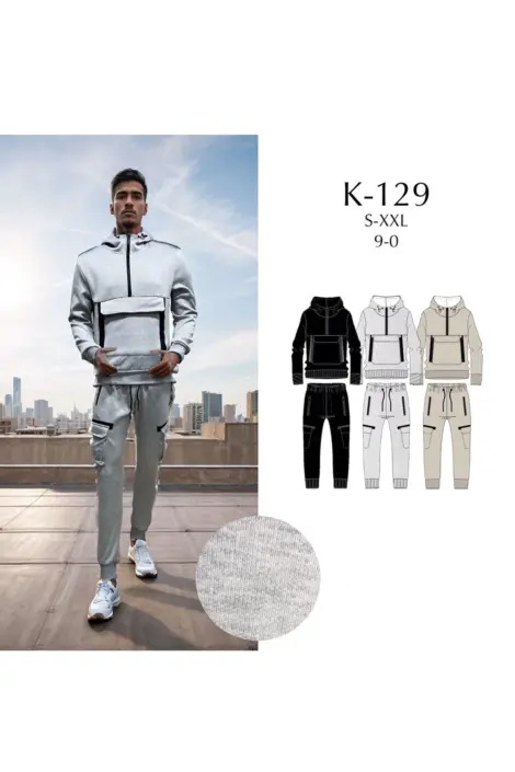 Ensemble sweat avec capuche et jogging homme