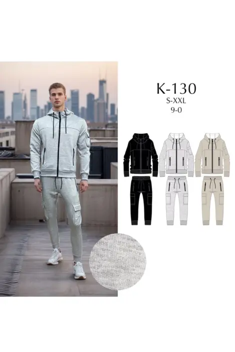 Ensemble sweat avec capuche et jogging homme