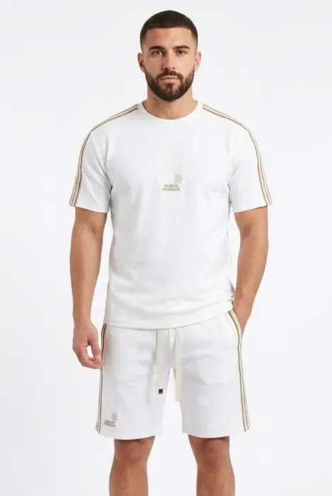 Ensemble uni homme tshirt col rond et short