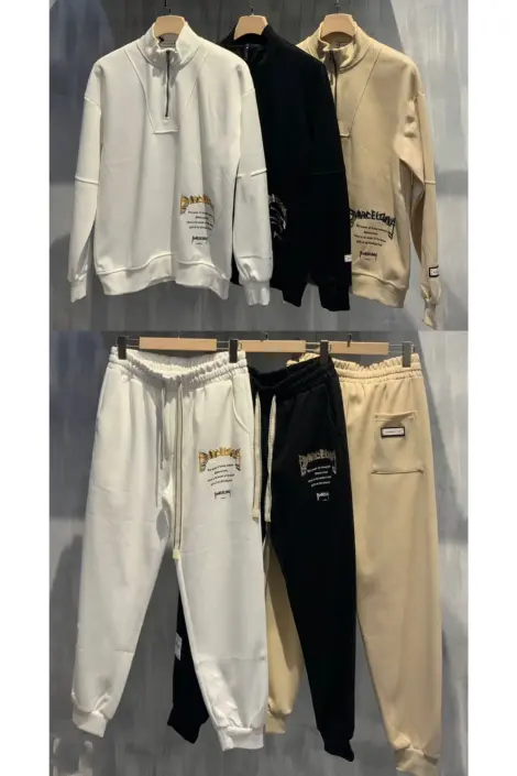 Ensemble uni sweat et jogging à motif "Barcelona"
