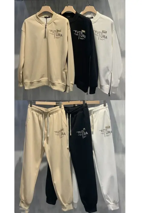 Ensemble uni sweat et jogging à motif "Futura"