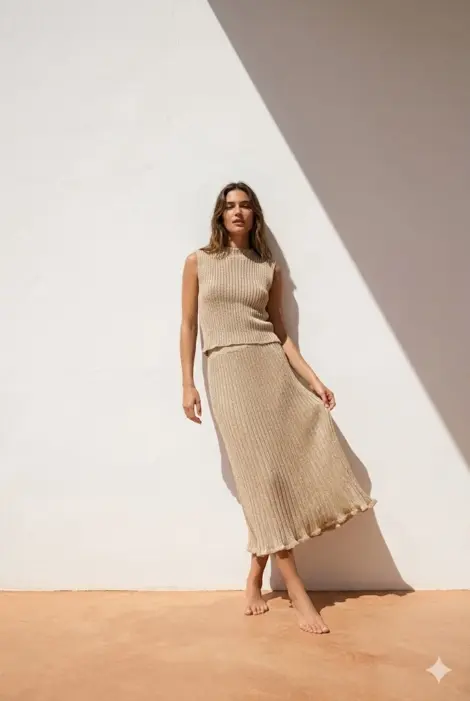 Ensemble top/jupe