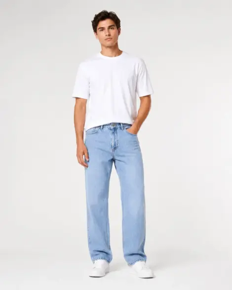 Jean Bleu Clair Straight Casual
