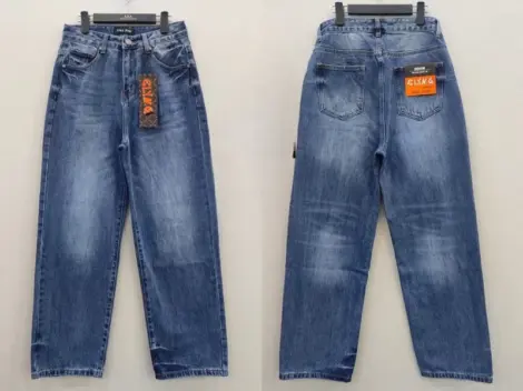 Jean bleu dégradé BAGGY FIT