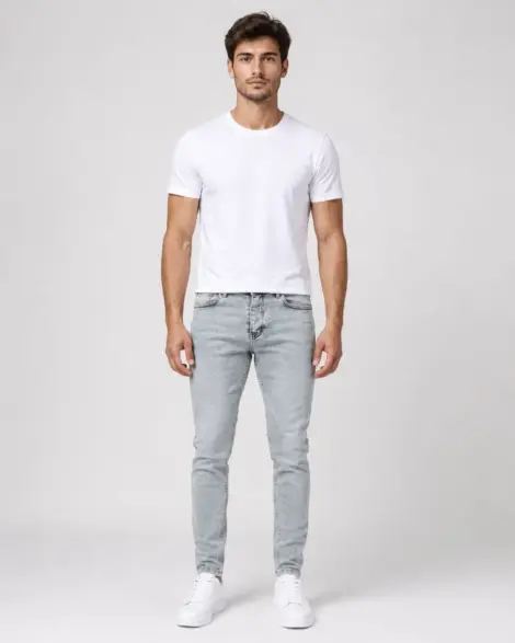 Jean Gris Washed Slim