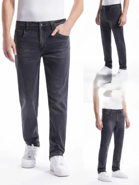Jean homme simple regulat fit gris